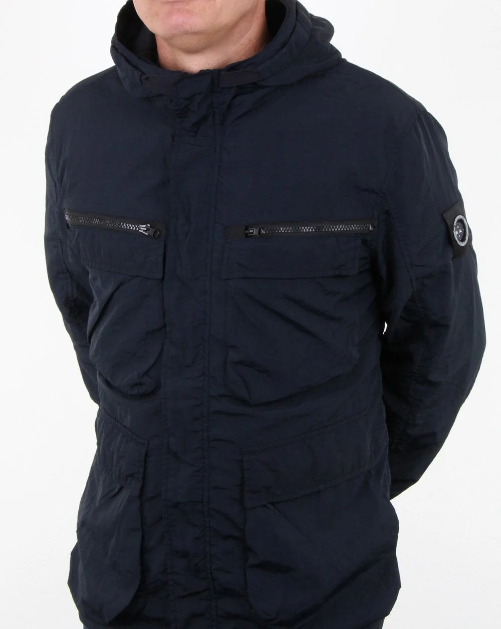 Marshall Artist Garment Dyed Field Jacket Navy