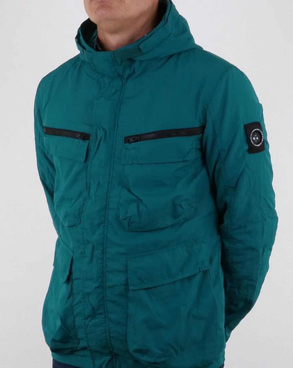 Marshall Artist Garment Dyed Jacket Deep Teal