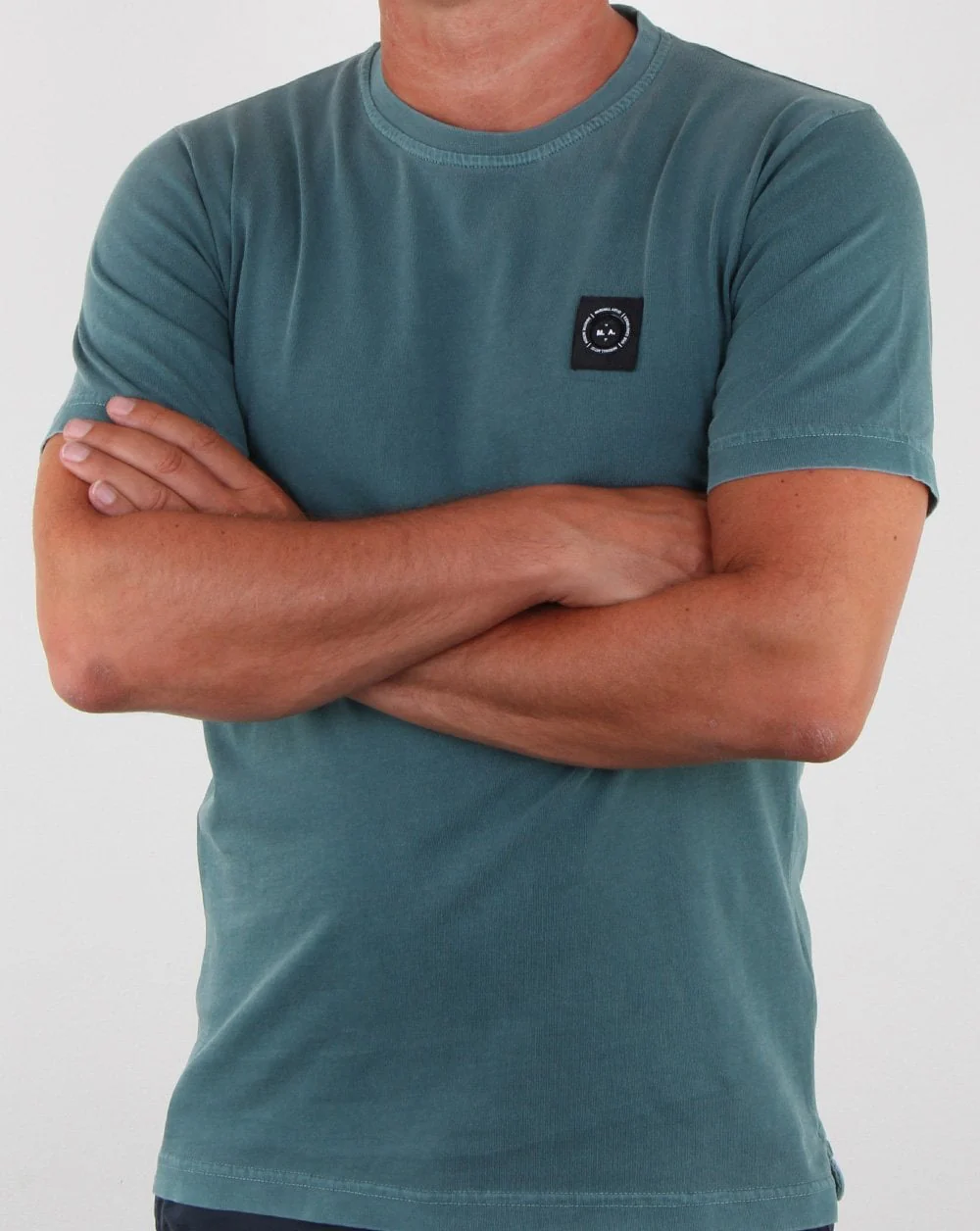 Marshall Artist Garment Dyed T-shirt Green - Image 3