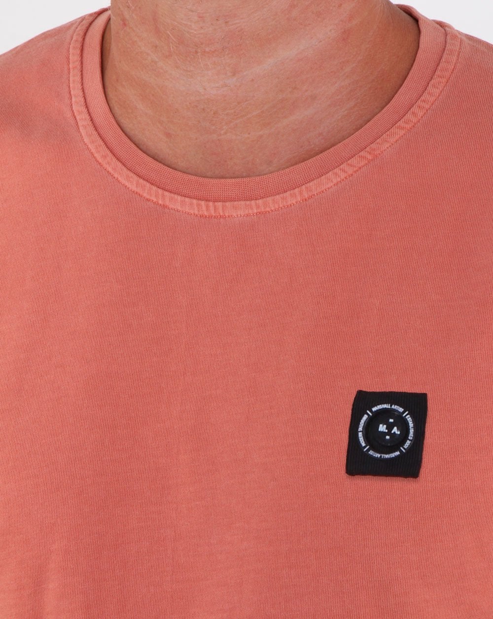 Marshall Artist Garment Dyed T-shirt Orange - Image 2
