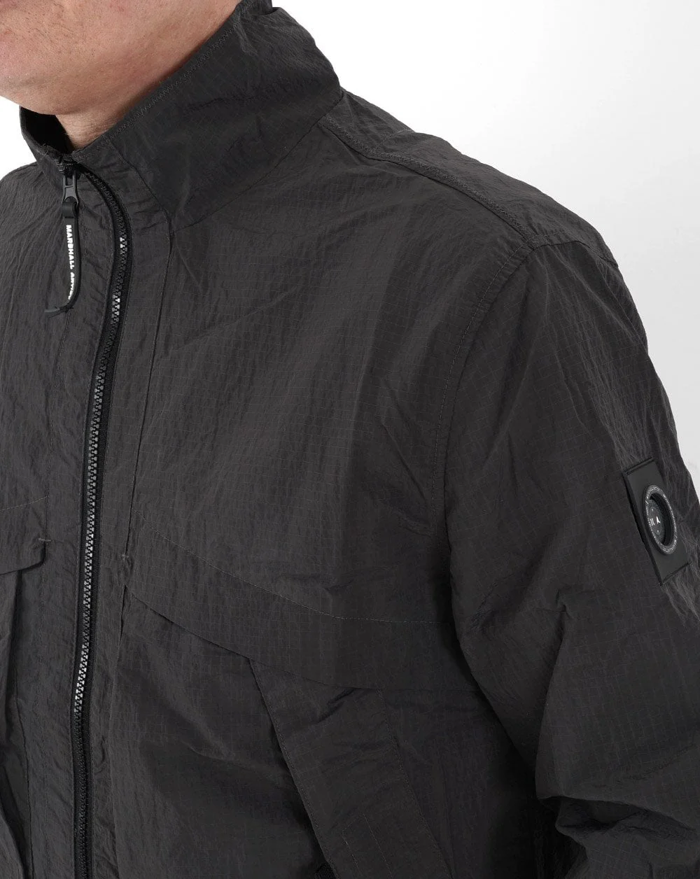 Marshall Artist GD Vele Overshirt Graphite Grey - Image 3