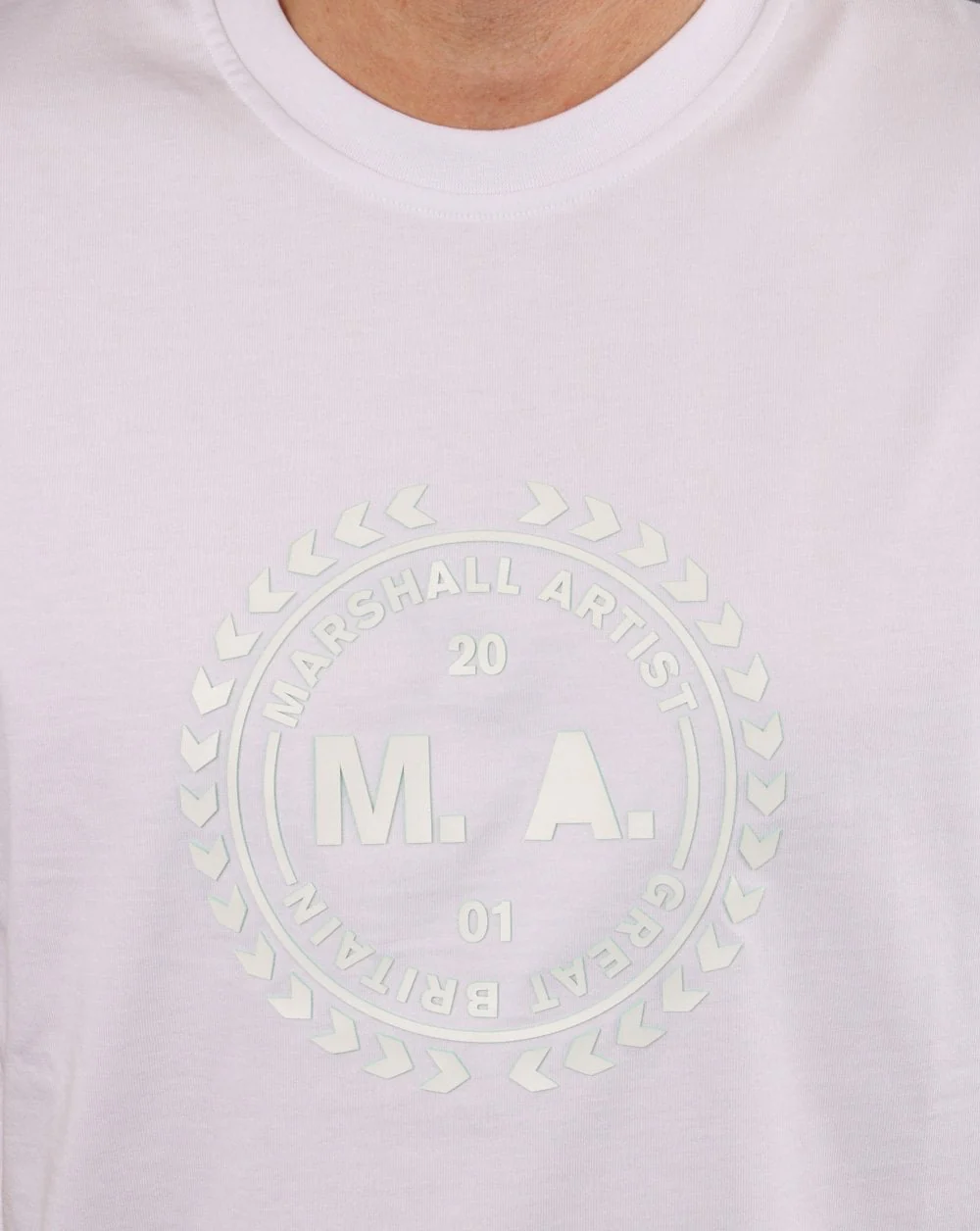 Marshall Artist Hi-density T-shirt White - Image 2
