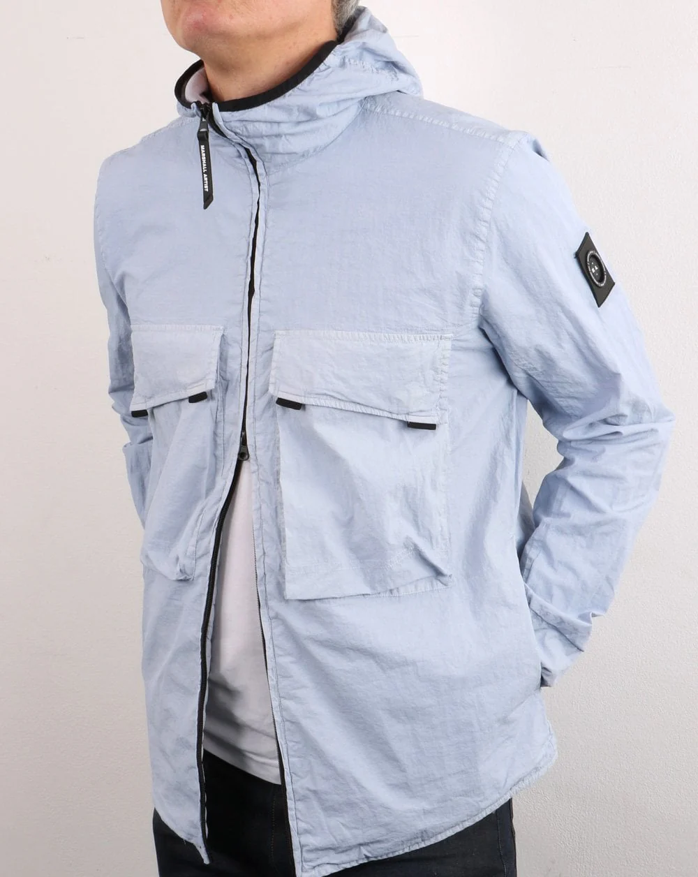 Marshall Artist Hooded Jacket Sky - Image 2