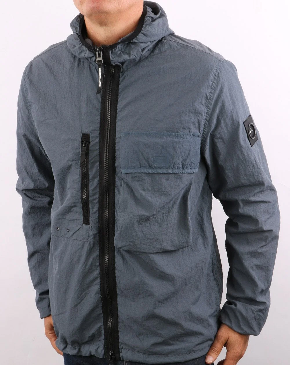 Marshall Artist Hooded Overshirt Graphite