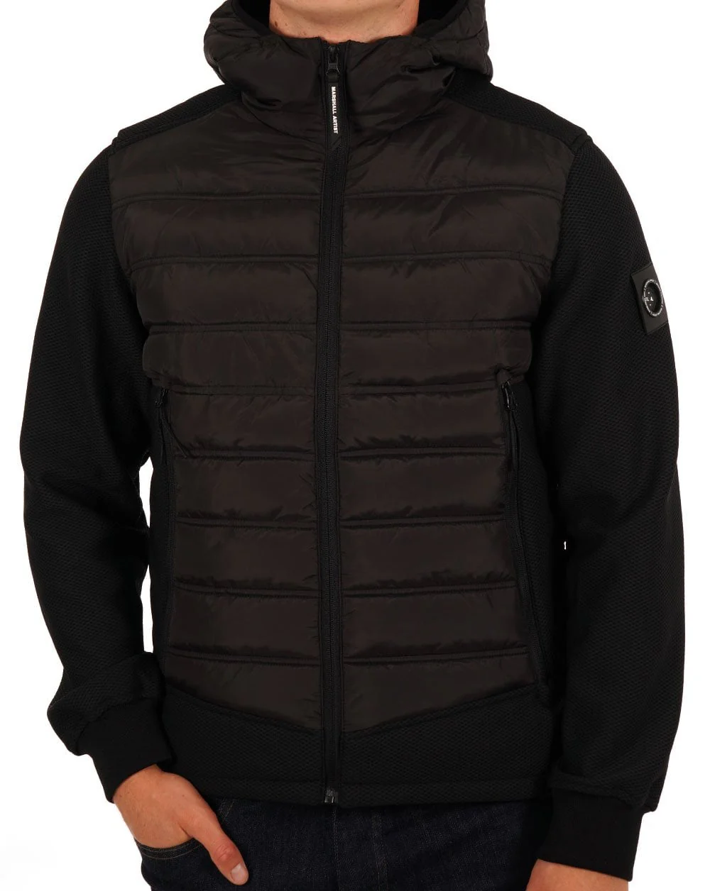 Marshall Artist Hybrid Softshell Jacket Black