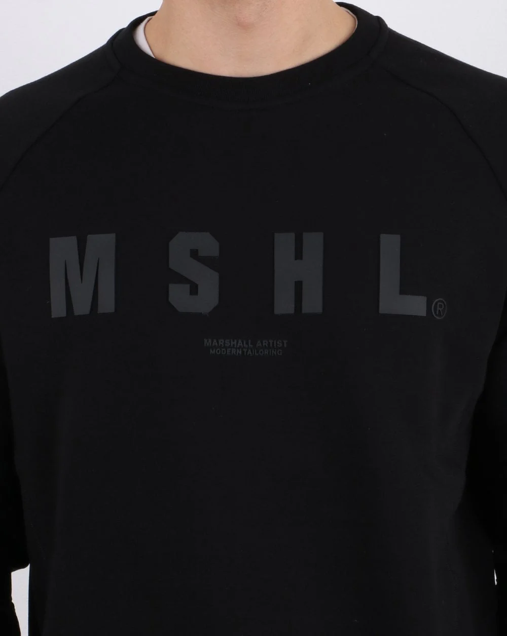 Marshall Artist Hybrid Tech Sweatshirt Black - Image 2