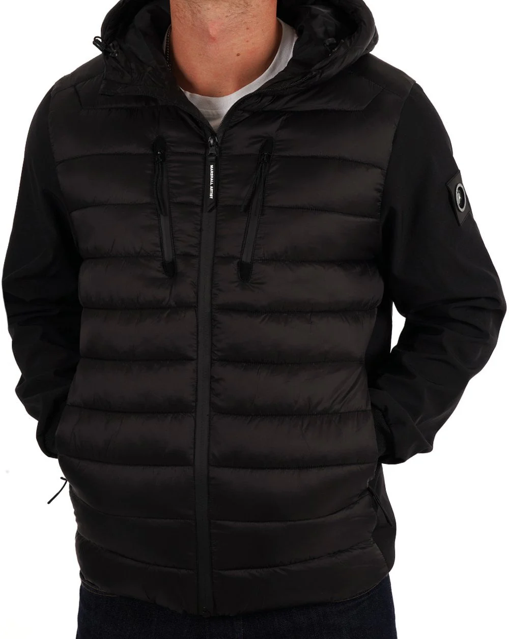 Marshall Artist Ibrido Softshell Jacket Black - Image 3