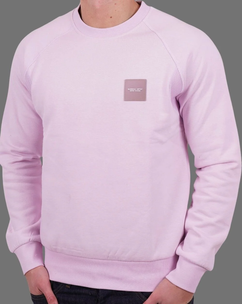 Marshall Artist Insignia Crew Neck Sweat Quartz Pink - Image 3