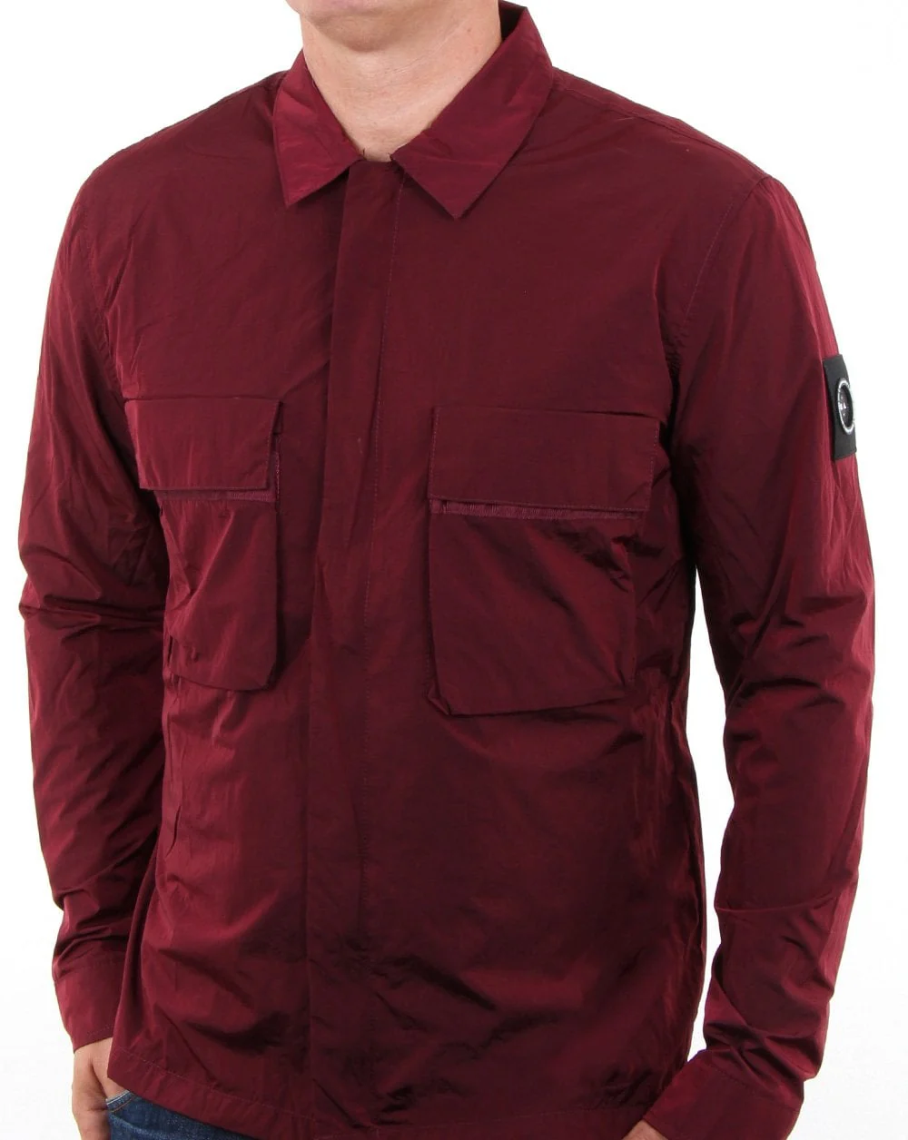Marshall Artist Liquid Overshirt Burgundy