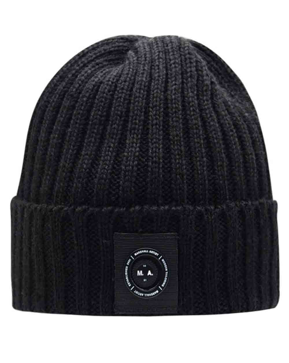 Marshall Artist Micro Siren British Wool Beanie Black