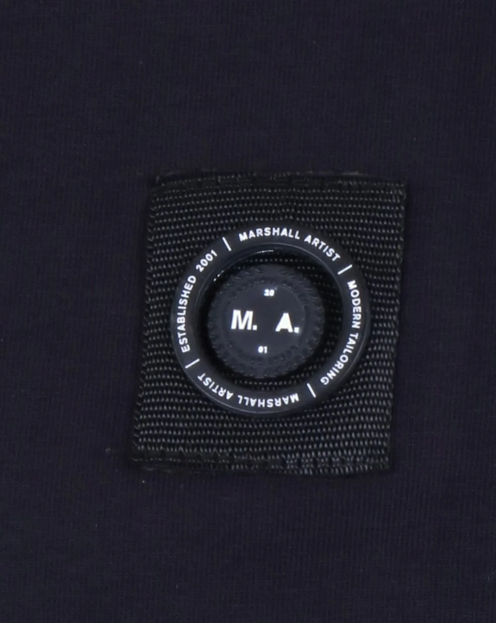 Marshall Artist Micro Siren T Shirt Navy - Image 3
