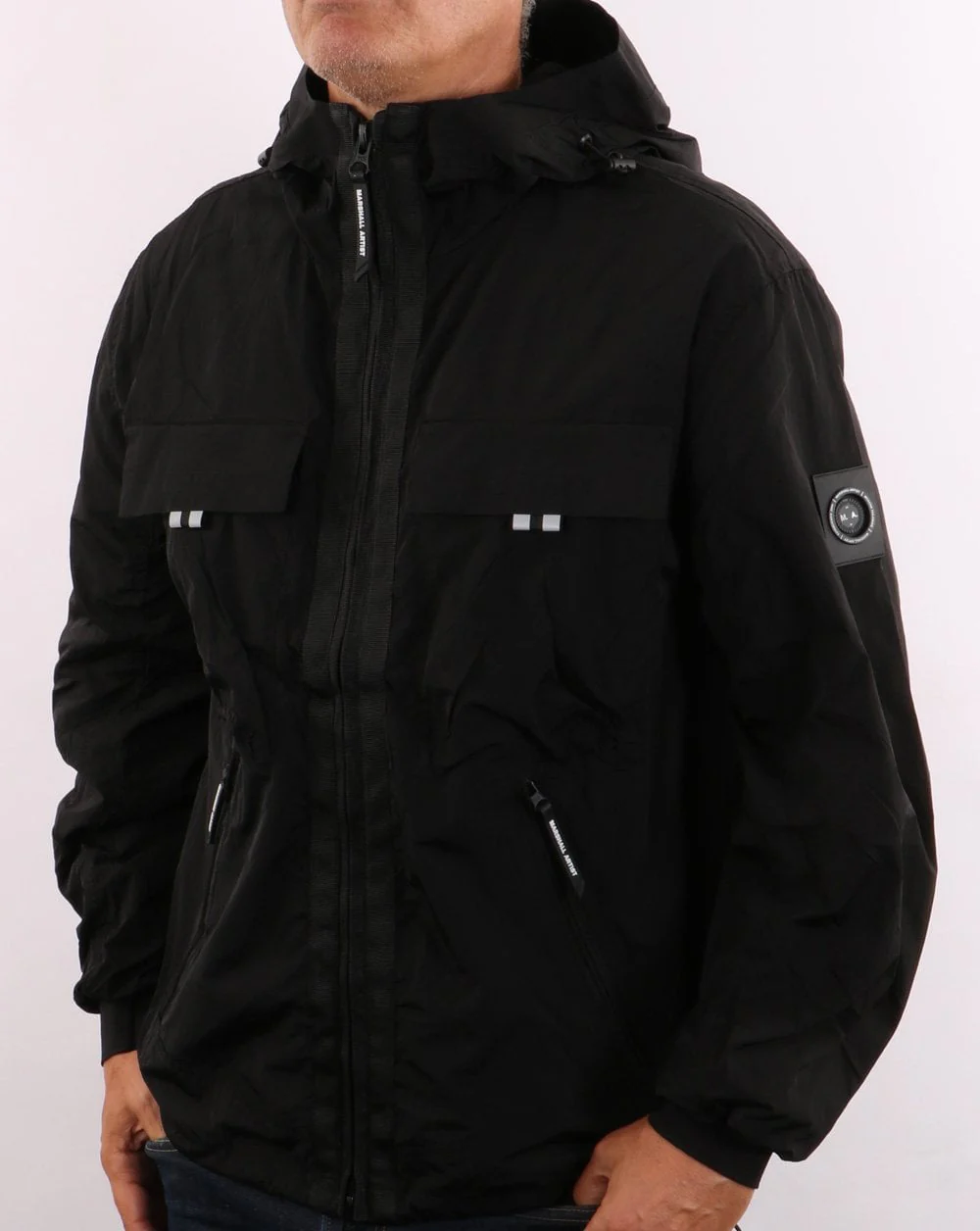 Marshall Artist Molecular Hooded Jacket Black