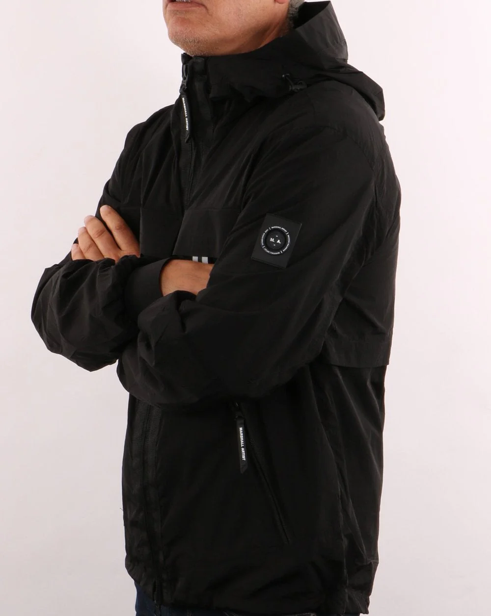 Marshall Artist Molecular Hooded Jacket Black - Image 2