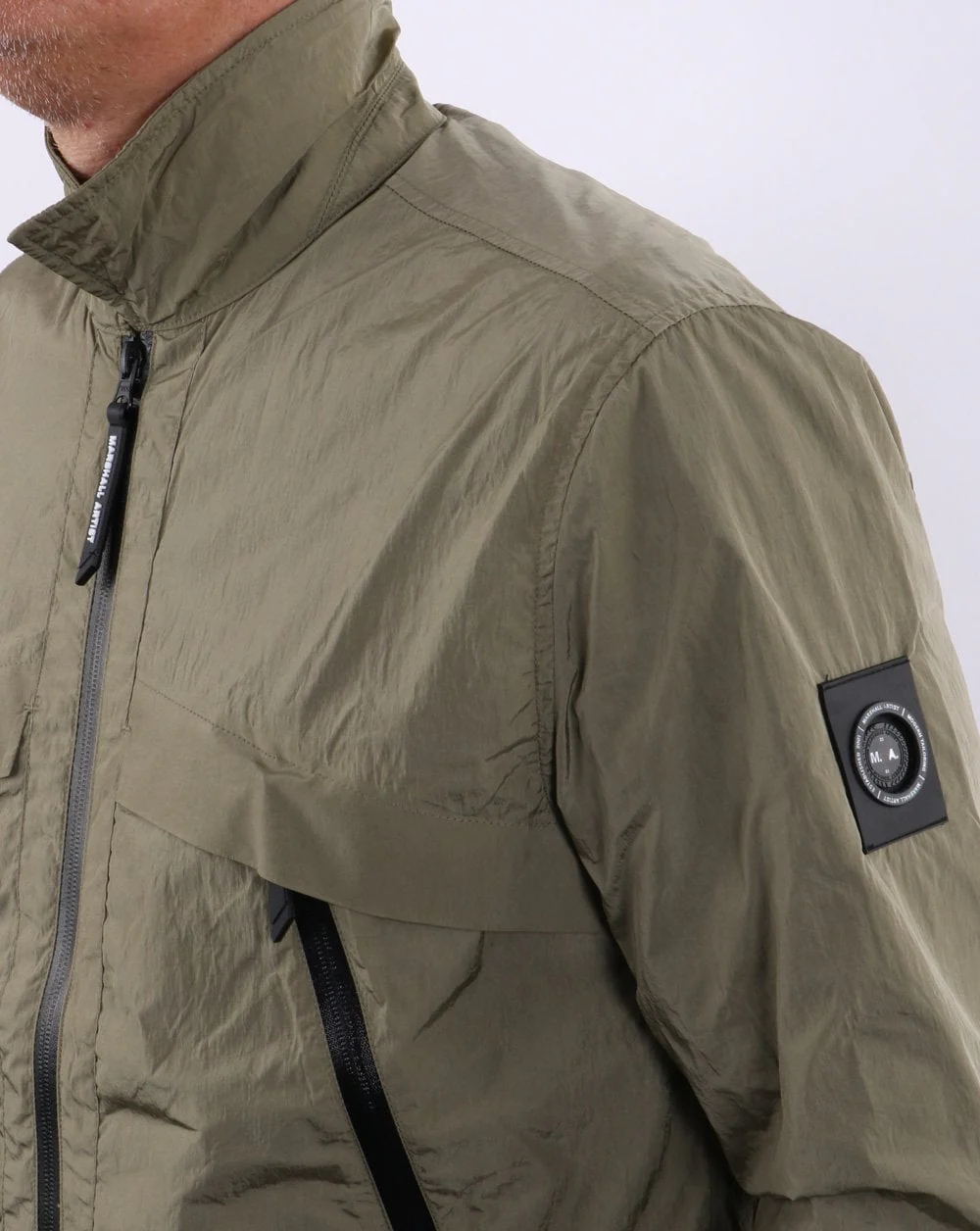 Marshall Artist Molecular Kita Overshirt Khaki - Image 4