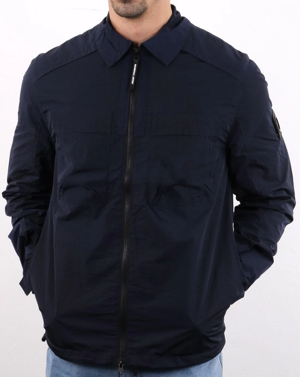 Marshall Artist Molecular Overshirt Navy - Image 3