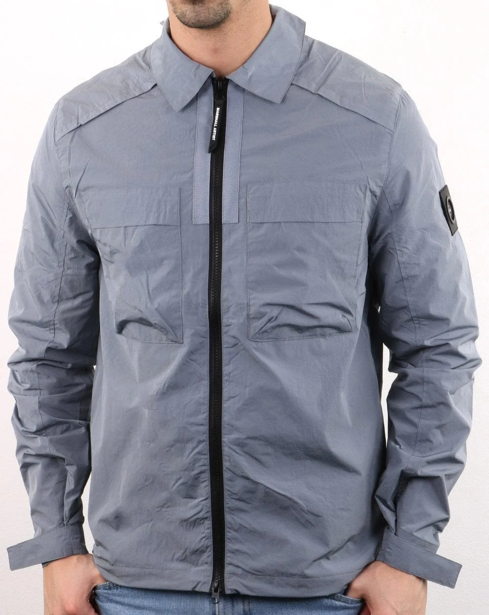 Marshall Artist Molecular Overshirt Silver - Image 3
