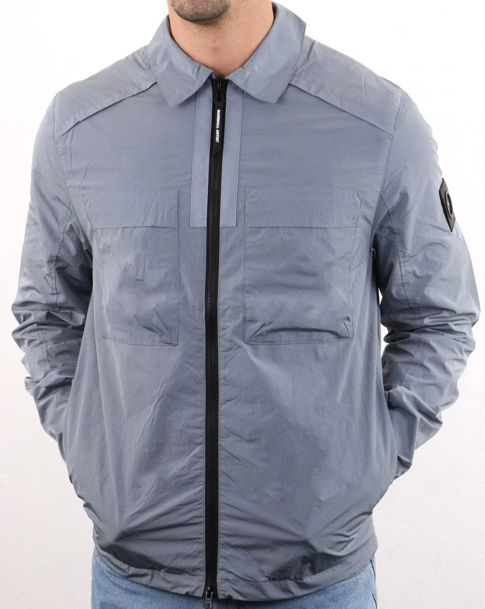 Marshall Artist Molecular Overshirt Silver - Image 4