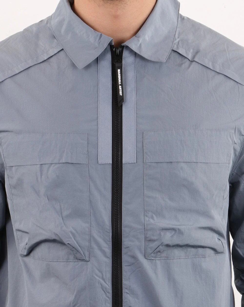 Marshall Artist Molecular Overshirt Silver - Image 5