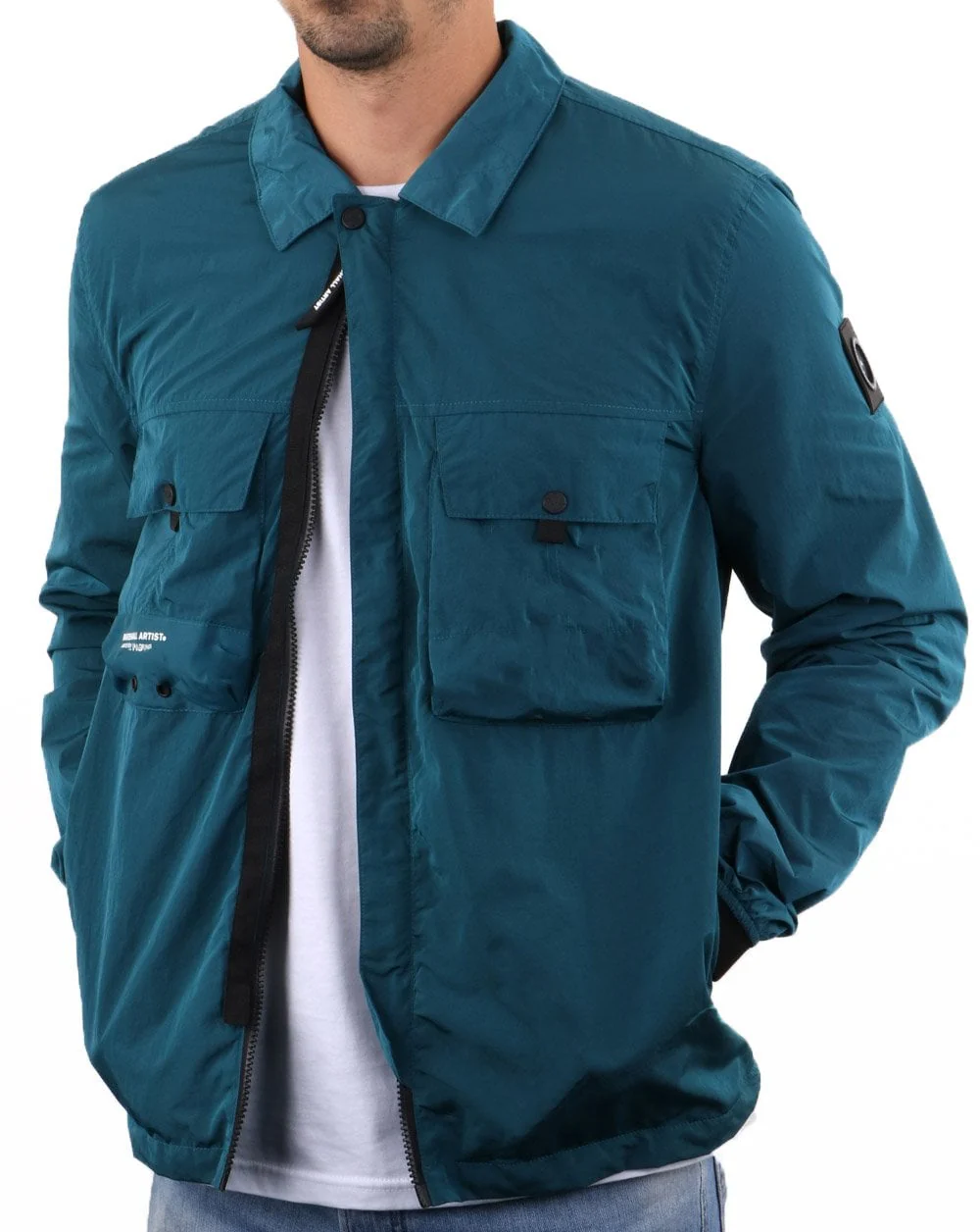 Marshall Artist Molecular Overshirt Teal - Image 2