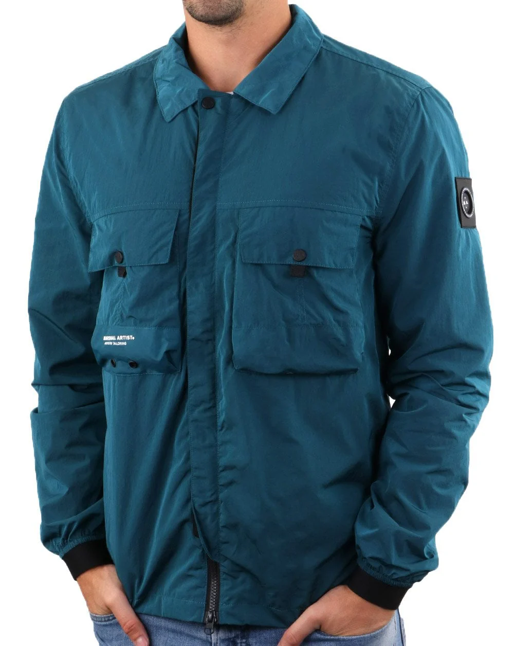 Marshall Artist Molecular Overshirt Teal - Image 3