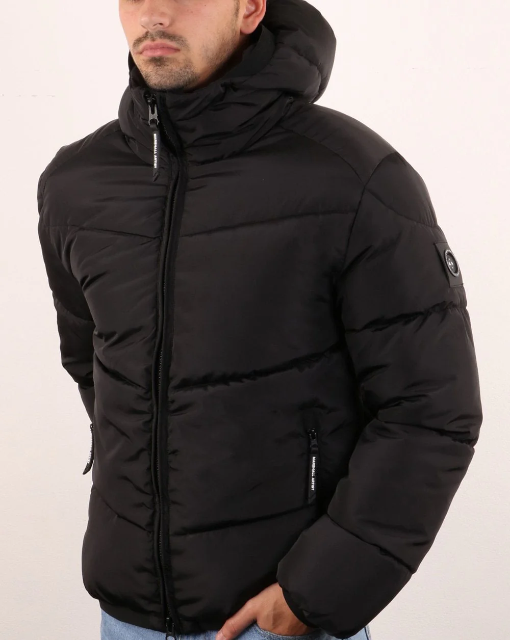 Marshall Artist Paninaro Bubble Jacket Black - Image 3