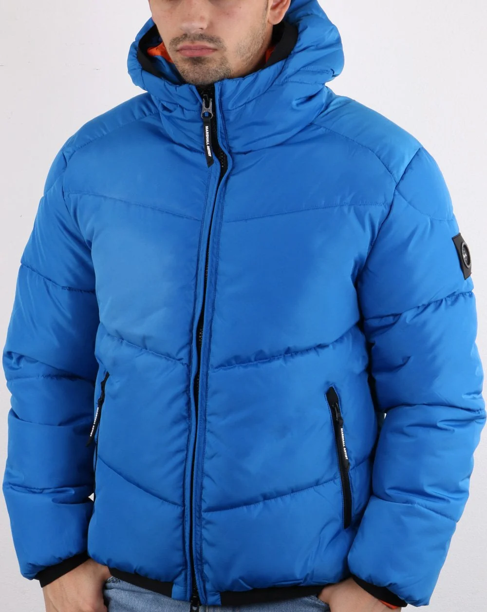 Marshall Artist Paninaro Bubble Jacket Royal - Image 4