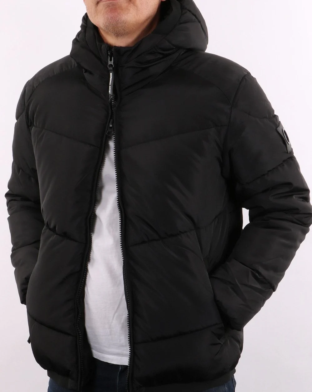 Marshall Artist Paninaro Padded Jacket Black - Image 3