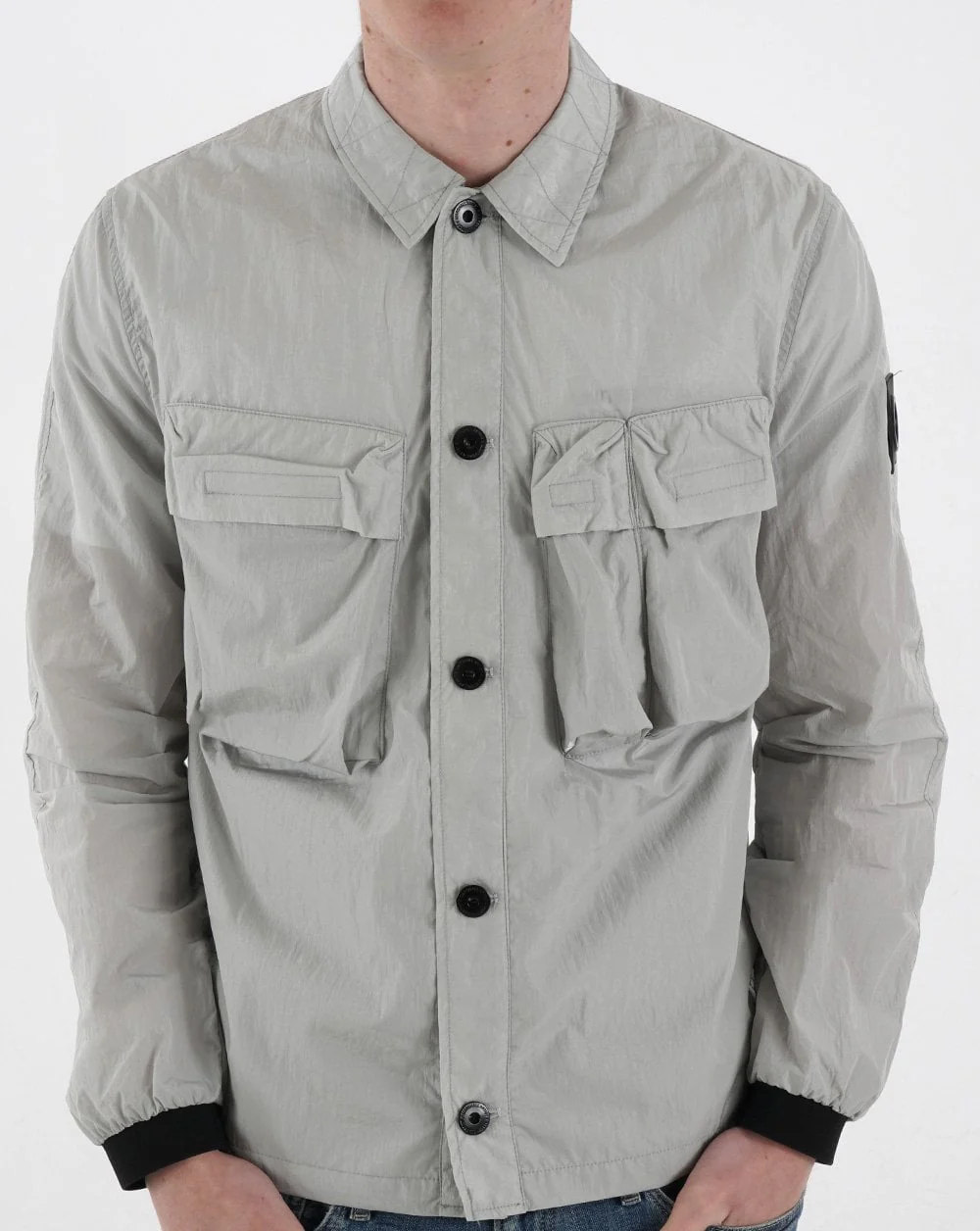 Marshall Artist Quinto Molecular Overshirt Antarctica Grey