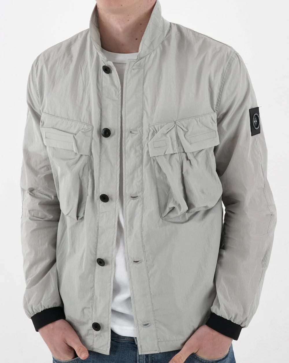 Marshall Artist Quinto Molecular Overshirt Antarctica Grey - Image 3