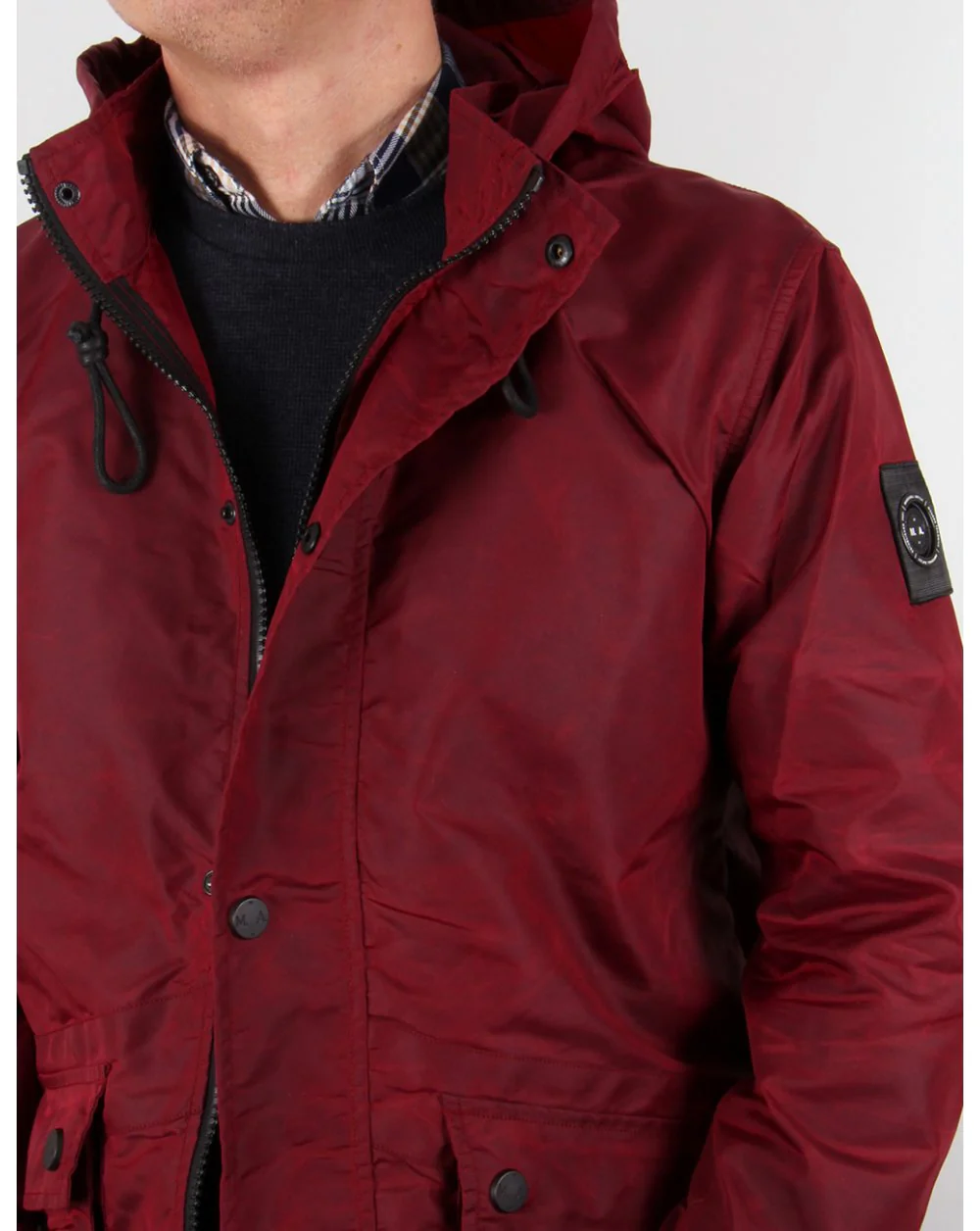 Marshall Artist Raf Jacket Crimson Red - Image 4