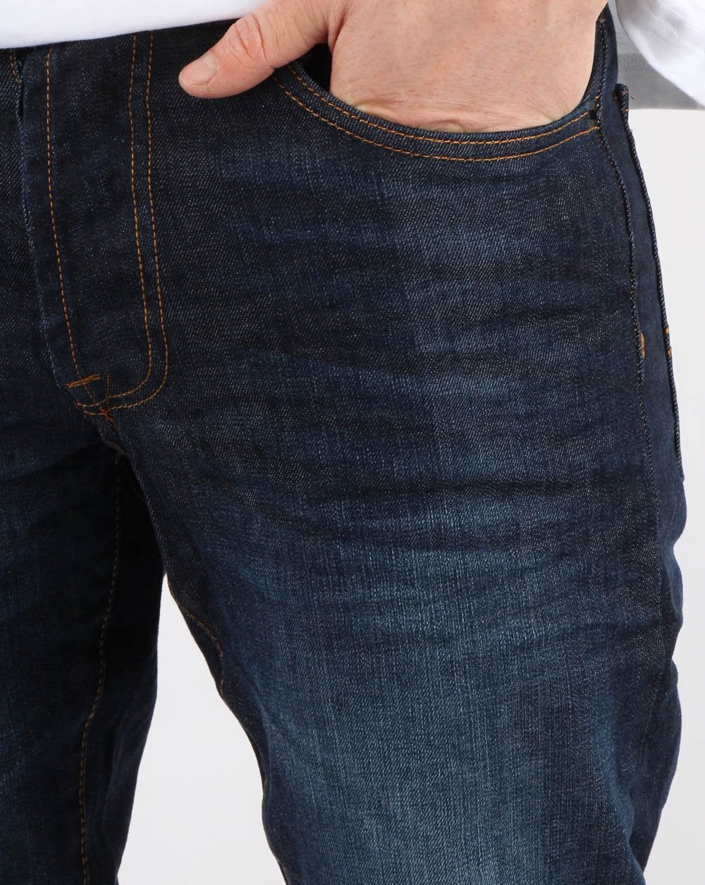 Marshall Artist Regular Tapered Jeans Dark Vintage Wash - Image 2
