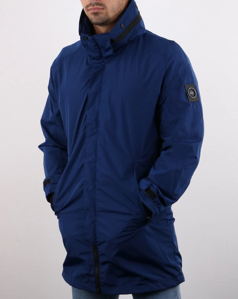 Marshall Artist Shimmer Fishtail Parka Ink - Image 4