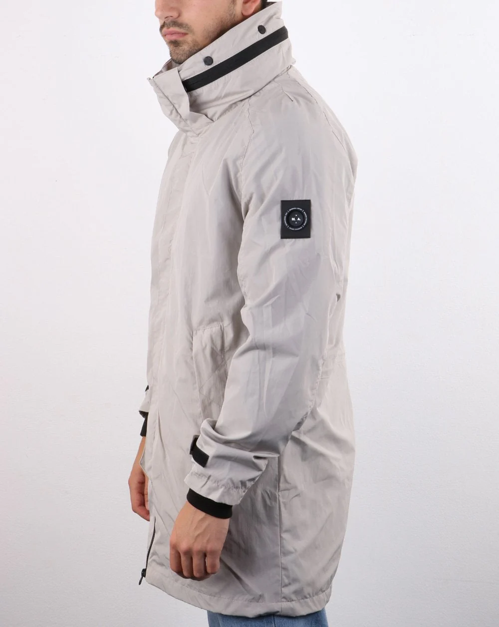 Marshall Artist Shimmer Fishtail Parka Stone - Image 5