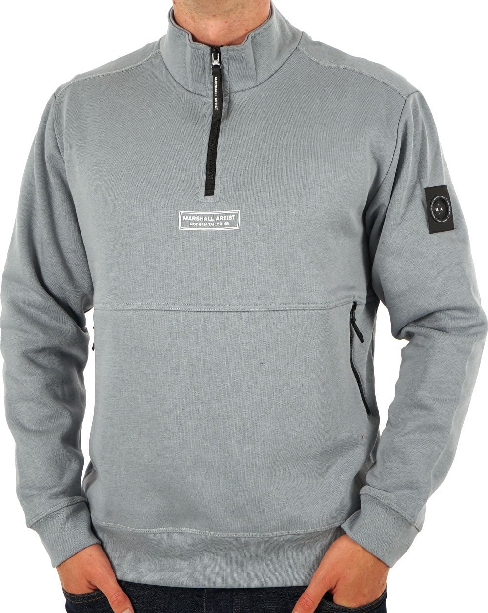 Marshall Artist Siren 1/4 Zip Nardo Grey