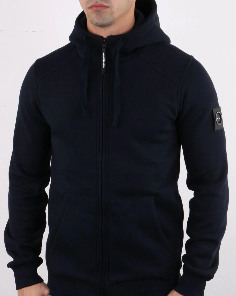 Marshall Artist Siren Full Zip Hoodie Navy