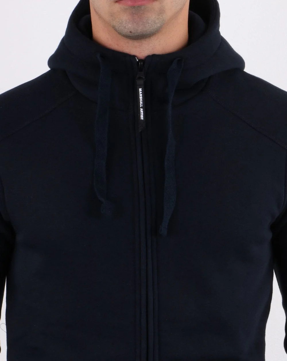 Marshall Artist Siren Full Zip Hoodie Navy - Image 5