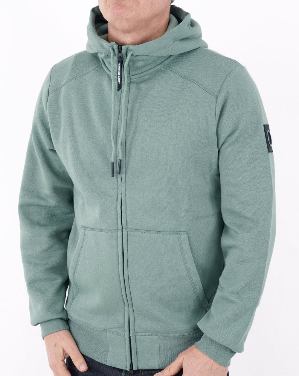 Marshall Artist Siren Full Zip Hoody Sage - Image 2