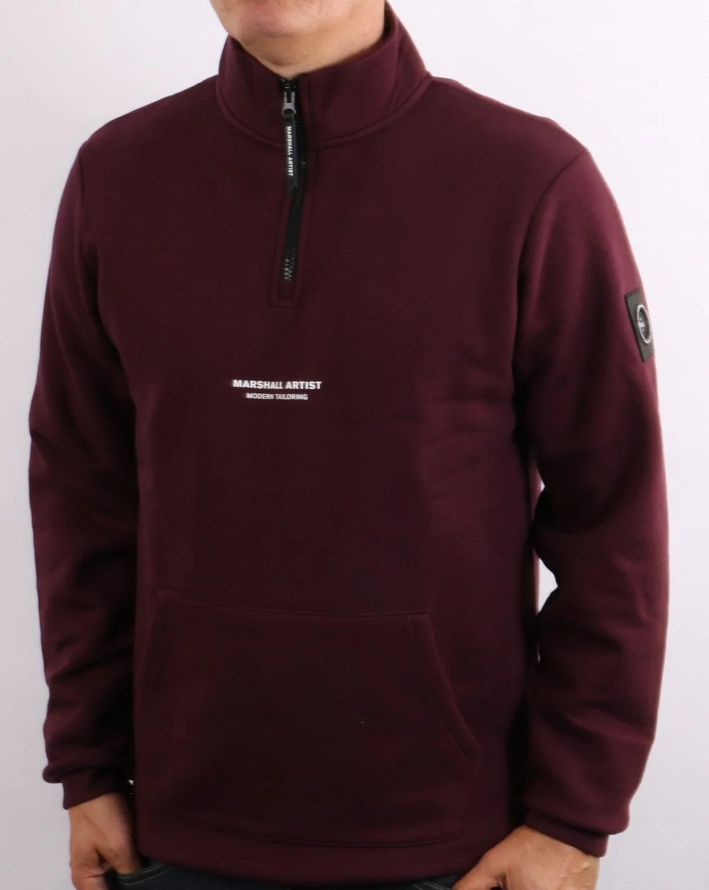 Marshall Artist Siren Half Zip Bordeaux - Image 2