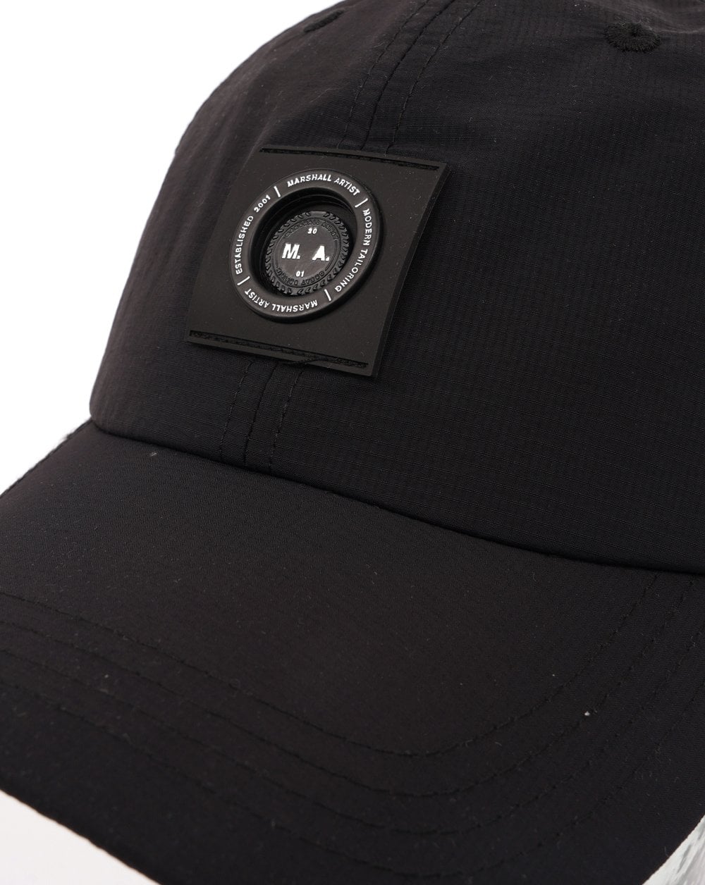 Marshall Artist Siren Nylon Ripstop Cap Black - Image 2