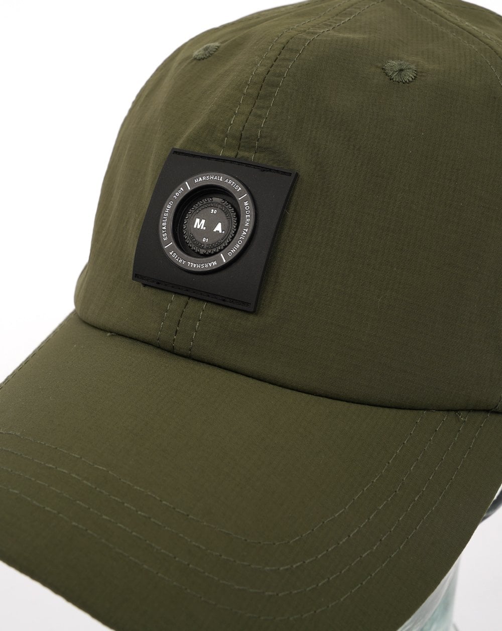 Marshall Artist Siren Nylon Ripstop Cap Khaki - Image 3