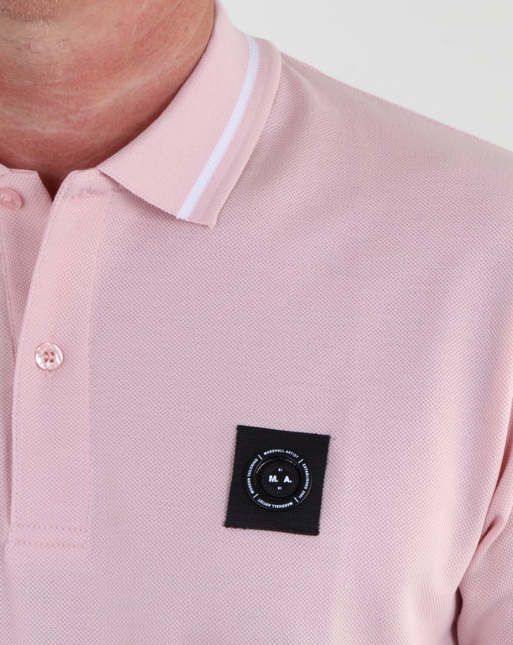 Marshall Artist Siren Polo Shirt Pink - Image 2