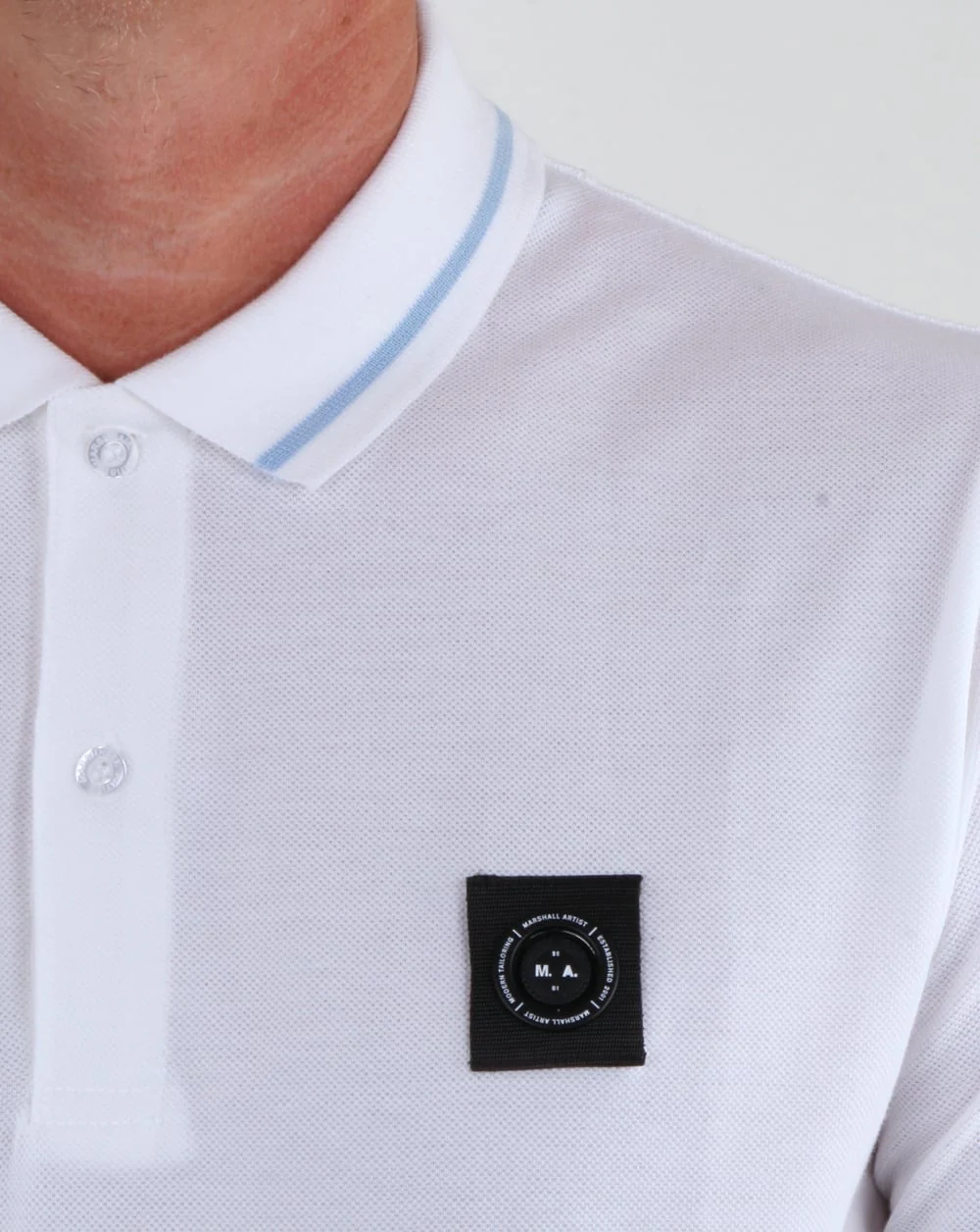 Marshall Artist Siren Polo Shirt White - Image 2