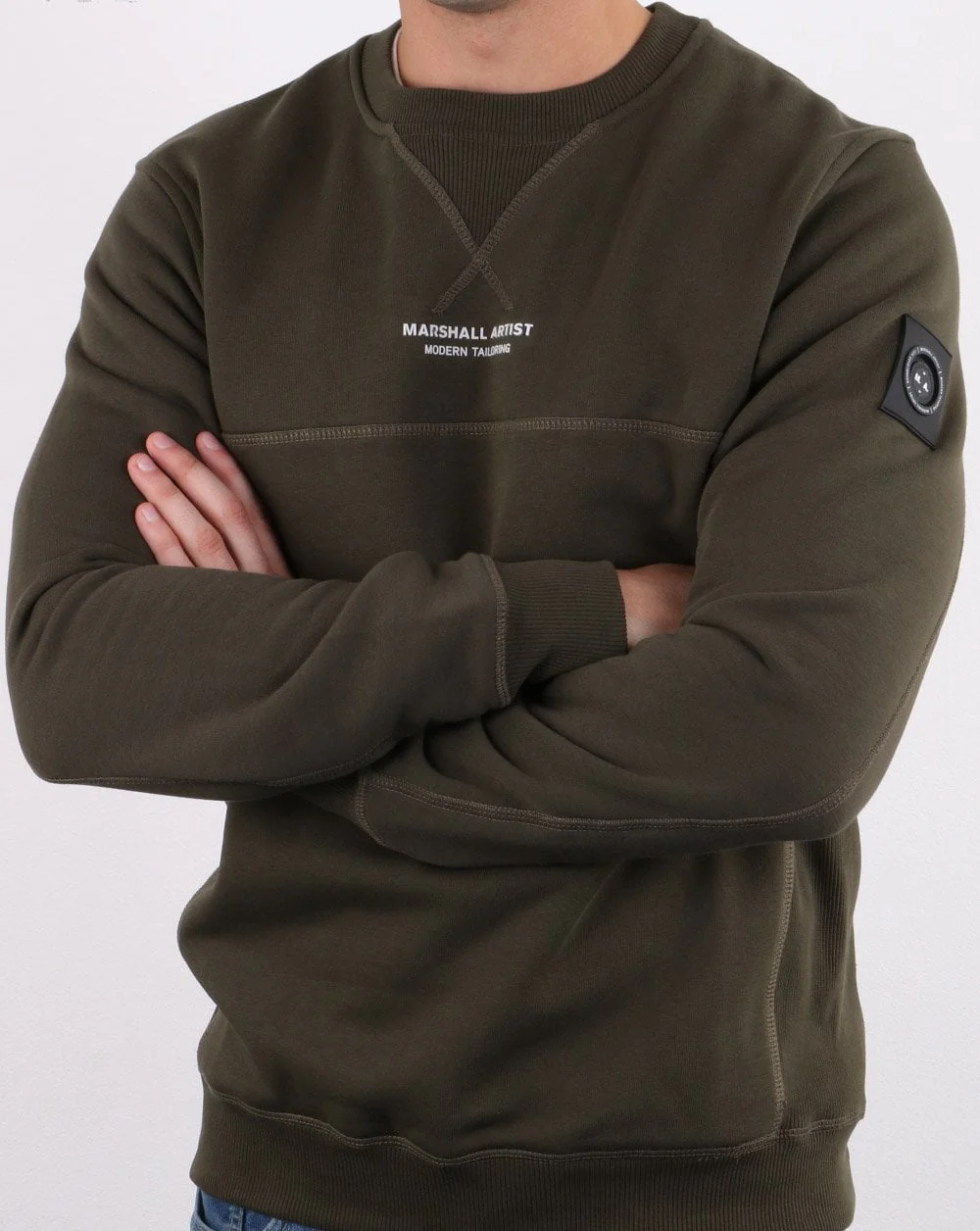 Marshall Artist Siren Sweatshirt Khaki - Image 3