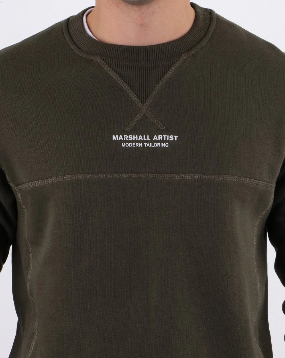 Marshall Artist Siren Sweatshirt Khaki - Image 4