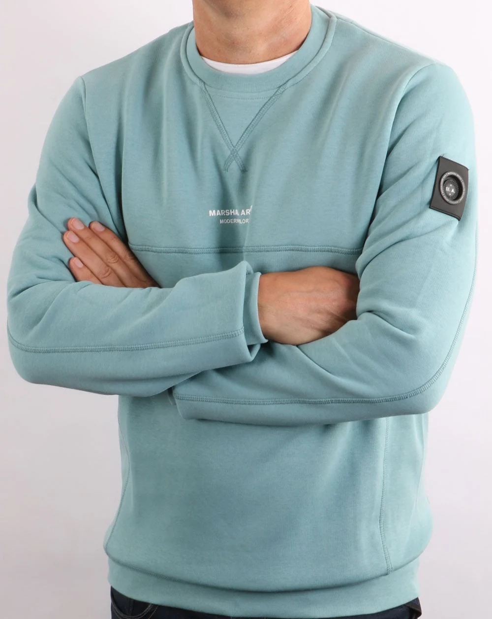 Marshall Artist Siren Sweatshirt Ocean Blue - Image 3