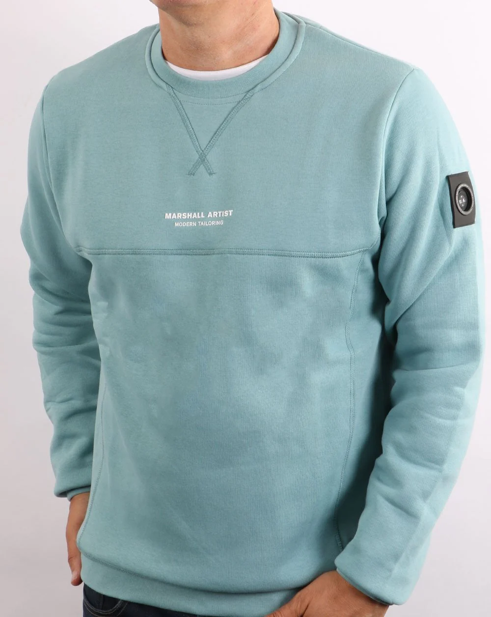 Marshall Artist Siren Sweatshirt Ocean Blue - Image 4