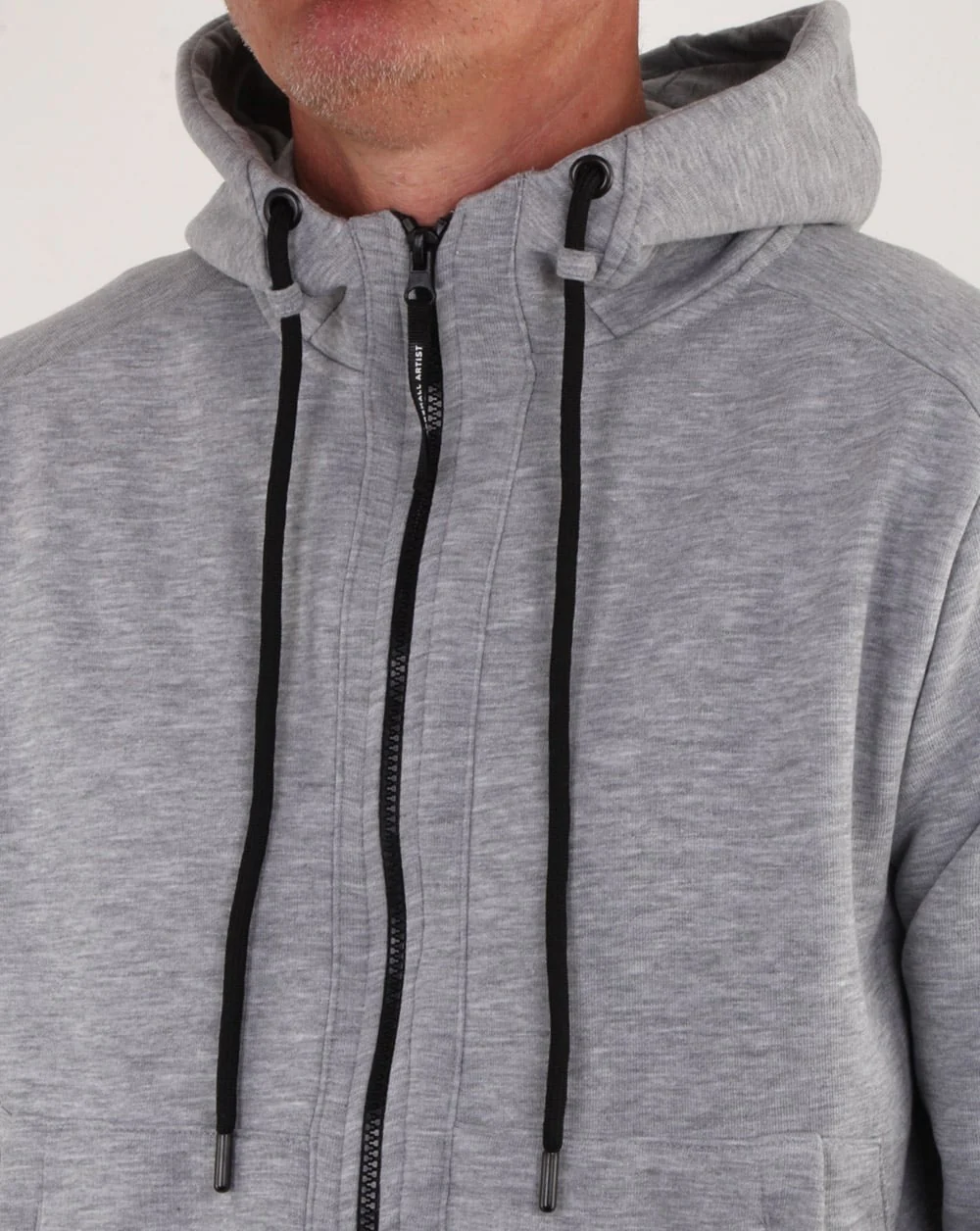 Marshall Artist Siren Zip Thru Hood Grey Marl - Image 2