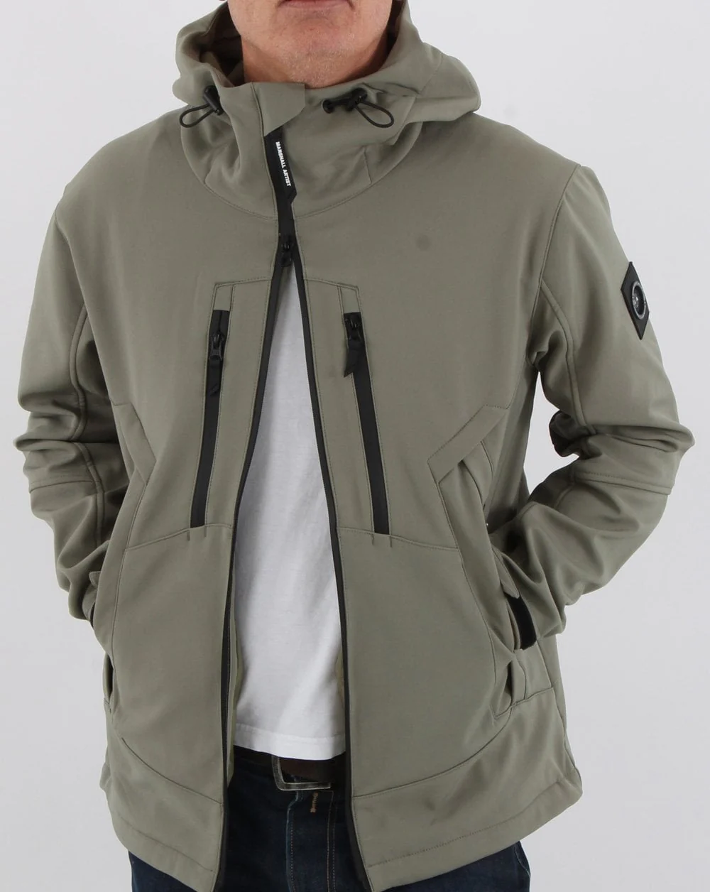 Marshall Artist Softshell Jacket Olive - Image 2