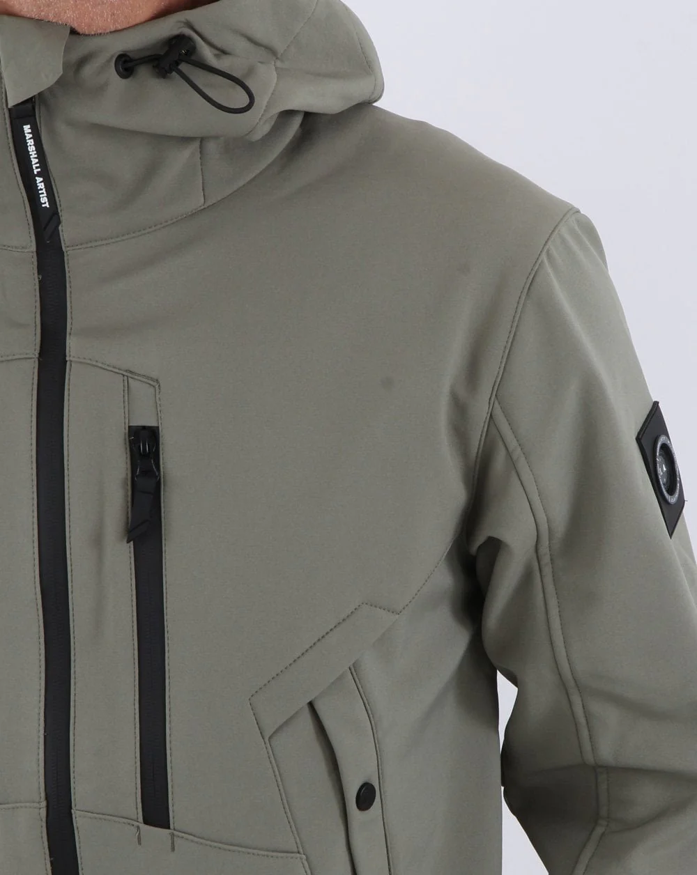 Marshall Artist Softshell Jacket Olive - Image 3