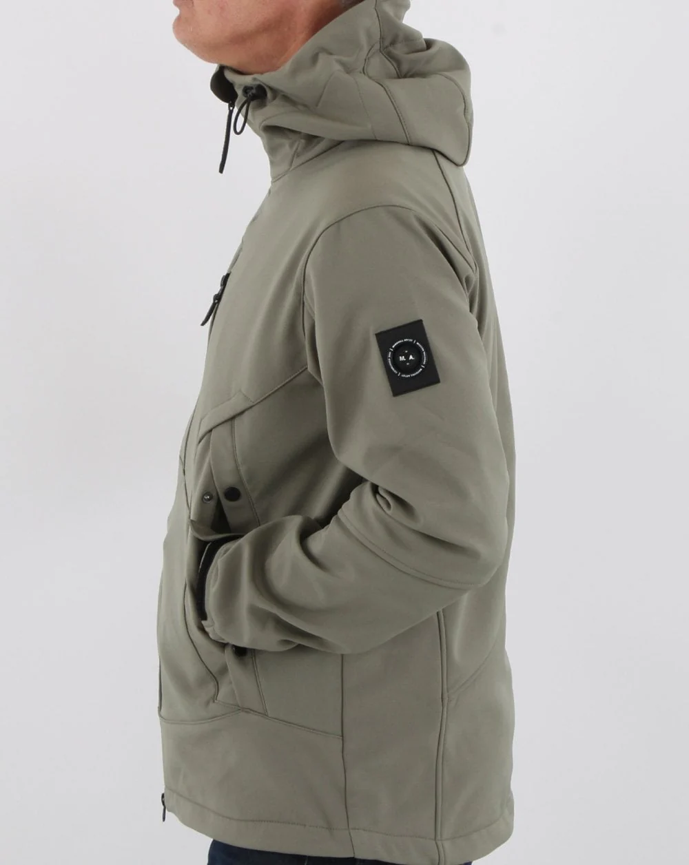 Marshall Artist Softshell Jacket Olive - Image 5